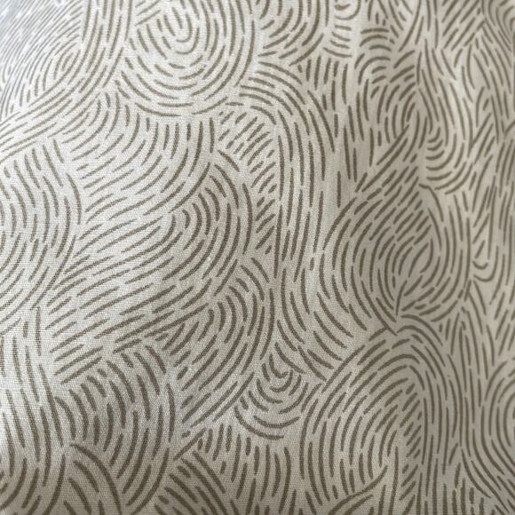 Ryan Seacrest Distinction Tan white shirt sleeve button down collared shirt med - Picture 10 of 10